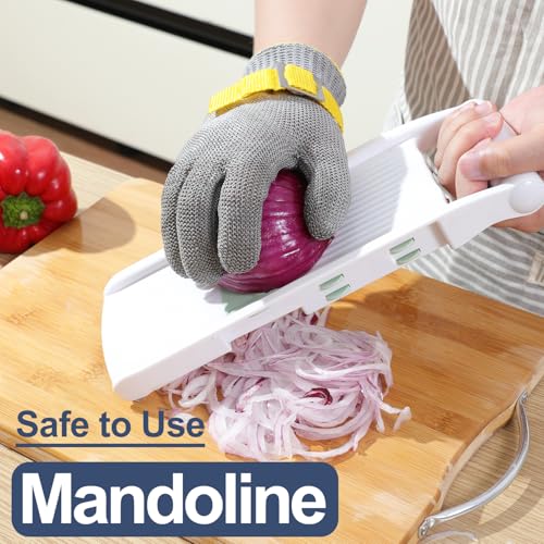 Dowellife ANSI A9 Cut Resistant Glove Food Grade, Stainless Steel Mesh Metal Knife Cutting Glove for Butcher Oyster Shucking Kitchen Mandoline Chef Slicing Fish Fillet (Medium) - size: Medium (Pack of 1)