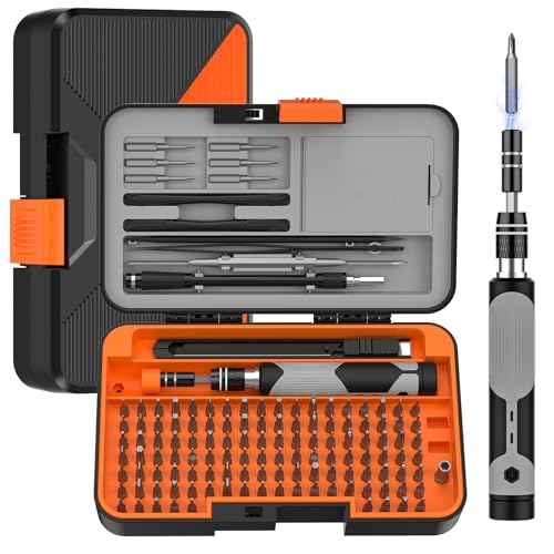 Precision Screwdriver Set, 166 in 1 Mini Screwdriver Set Tool - color: Orange, size: 166