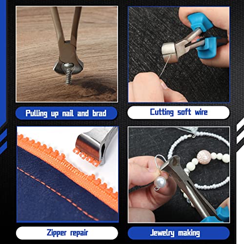 SPEEDWOX 5-1/2 Inches Long Reach End Nippers Mini End Cutting Pliers - style: End Nippers