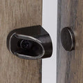 Keenkee 4 Set Magnetic Door Catch and Latch, Black Tone Gun Metal Color - color: Gun Metal