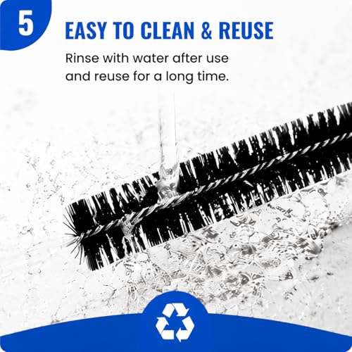 Dryer Lint Brush Vent Cleaner Lint Trap Cleaning Tool Dryer Vent Brush Long Flexible with Wood Handle 27.95Inches Medium Size for Dryer Vent Cleaning DIY Enthusiasts Homeowners (1, PCS) - size: 27.95