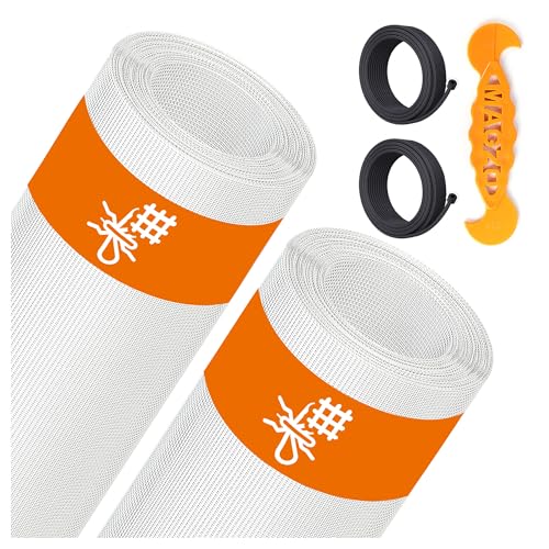2PACK MAGZO Window&Door Screen Replacement Kit, 48''W x 99''L, White - color: White, size: 48"W x 99"L