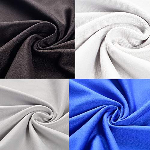 4 PCS UV Protection Neck Gaiter Mask，Breathable Summer Cooling Face Cover - color: 4pcs Black,grey,blue,white