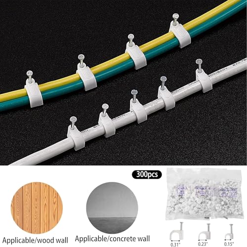 NORIX Cable Management Kit, 600 PCS Cord Organizer Set for Desk, TV & PC