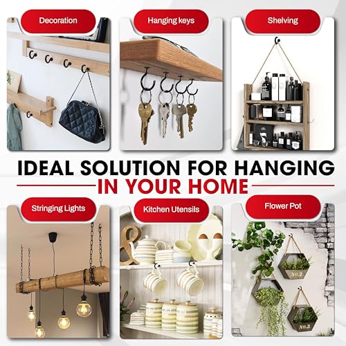 25PCS Screw Hooks + Self-Drilling Drywall Anchor, Expansion Tubes