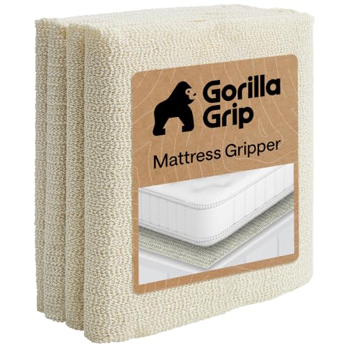 Gorilla Grip Non Slip Mattress Gripper, Slide Stopper, 36x72 Twin - size: 36x72 Twin