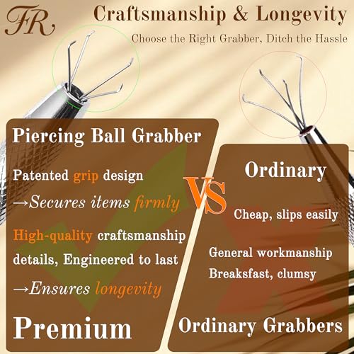 14G/16G Piercing Ball Grabber Tool for Changing Jewelry Thread Septum Balls - size: 14G