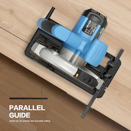 11A Corded Circular Saw 6000RPM with Laser Guide, 2x 7-1/4" Blade - style: Corded 11A