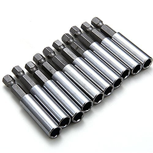 Rocaris 10 Pack Magnetic Extension Socket Drill Bit Holder - style: 10 Pack