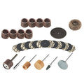 Dremel 686-01 31 Piece Sanding and Grinding Rotary Tool Accessory Kit- Includes Sanding Drums, Grinding Stones, Abrasive Buff, Cutting Discs, and a Storage Case - style: Old Model