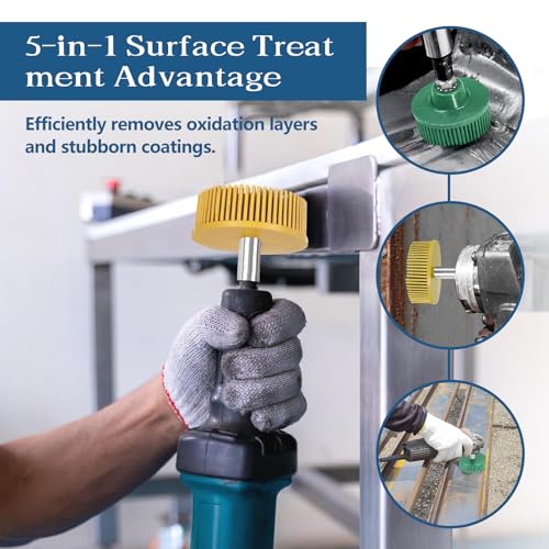 3Pcs Bristle Disc 2 Inch Gasket Remover Wheel Tool Attachments