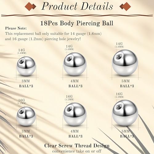 14G/16G Piercing Ball Grabber Tool for Changing Jewelry Thread Septum Balls - size: 14G16G