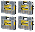 Stanley Sortmaster Lite Organizer 11.5" Lx2.5" Wx8.5" H Black Yellow Clear