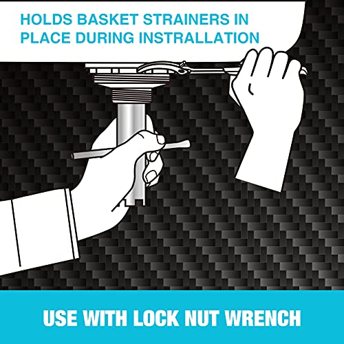 DURATECH Basket Strainer Wrench, 1/2" & 3/8 " - size: Sink Strainer Double End Wrench
