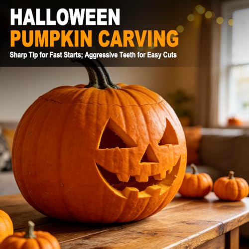 KATA 6 Inch Drywall Saw, Sharp Jab Saw for Pumpkin Carving & DIY Cutting - color: Drywall Saw