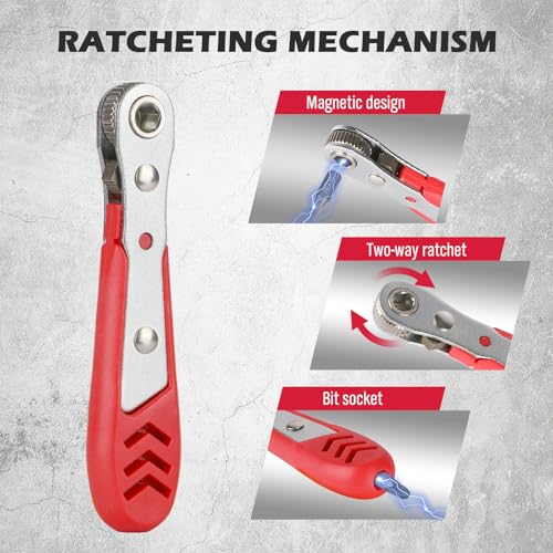 260-Piece Ultimate Precision Screwdriver Bit Set, Premium Security Bit Set Includes Magnetic Security Bits, Nut Driver, Ratchet Wrench and Bits Holder - color: 260 Pcs Multi-tasker Kit