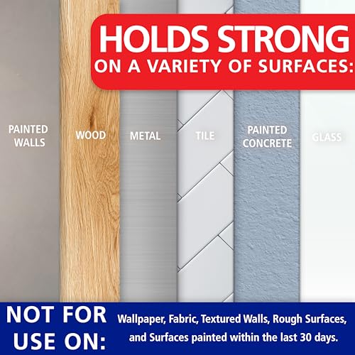 Hefty Picture Hanging Kit - 9 XL Pairs, Holds Up to 20 Lbs | Picture Hangers & Kit for Home Decor - Picture Hanging Hardware for Superior Adhesion on Frames, No Nails - size: XL - 9 Pairs