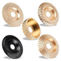 5PCS Angle Grinder Wood Carving Disc Set for 4-1/2 Inch Grinders - color: 5 PCS Grinding Disc
