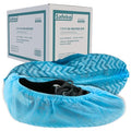 Premium Disposable Boot & Shoe Covers Booties, Durable, Non-Slip, Non-Toxic, Recyclable Protectors, Fits Most Shoes - Blue - 10 Packs of 100 (1000) - style: Blue Case of 1000