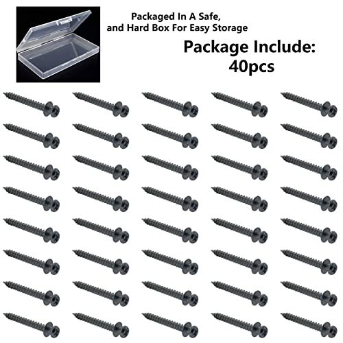 laffeya Picture Hangers, Double Headed Bear Claw Screws for Drywall, 40pack - style: Black Short