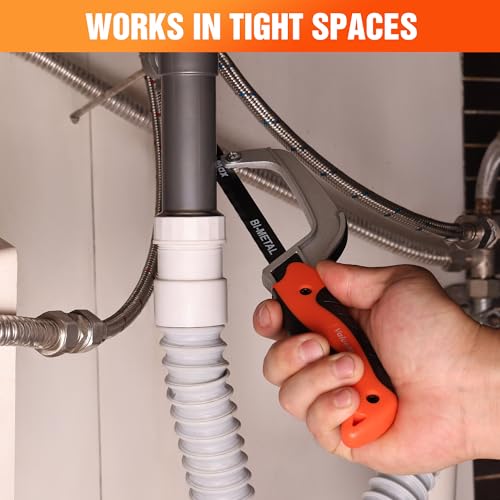 ValueMax Mini Hack Saw with Extra 1 Piece Bi-Metal 10 Inch Blade