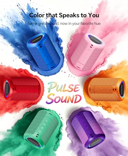 Portable Bluetooth Speaker Beach Essentials: IPX5 Waterproof for Outdoor - color: Blue