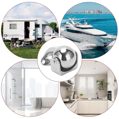 Magnetic Door Stopper,316 Stainless Steel Catch Holder - color: #1