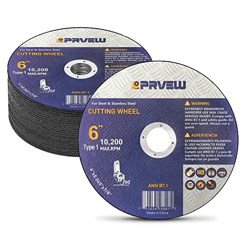25-Pack 6 Inch Cut Off Wheels,6"x0.045"x7/8" Cutting Wheels - style: 6“x0.045"x7/8"(25-PK)