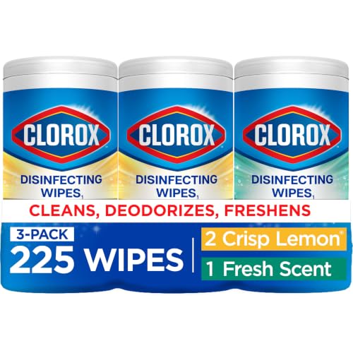 Clorox Disinfecting Wipes Back to School Variety Pack, 75 Count Each, Pack of 3 (Package May Vary)