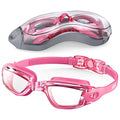 Aegend Swim Goggles, Swimming Goggles No Leaking Full Protect Adult Youth - color: Rose Red