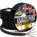 XFasten Wire Harness Tape, 3/4-Inch x 50-Foot (3-Pack), High Temp Wiring Loom Harness, Self-Adhesive Felt Cloth Electrical Tape for Automotive Engines, Noise Dampening, and Cable Protection - style: 3/4-Inch x 50-Feet (3-Pack)