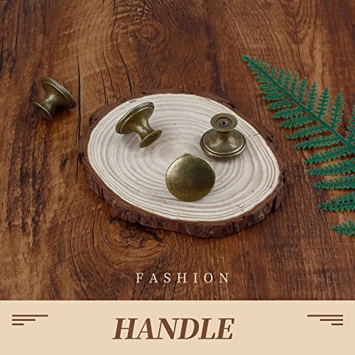 Brass Cabinet Knobs 1.18" Diameter, 12 Pcs - color: Brass, size: 12 Pack