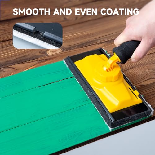 VOOMEY 6 Pack of 9 inch Paint Edger Replacement Pads - color: 9" Paint Edger Replacement Pads(6pack)