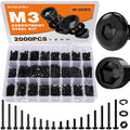 960PCS M3 Socket Head Cap Screw Assortment Kit, 6-30mm - size: M3