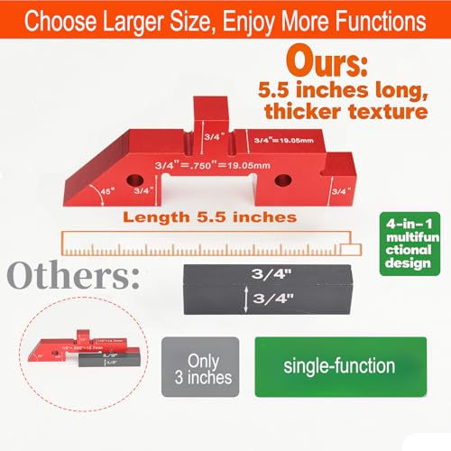 14Pcs Setup Blocks for Woodworking, Router Table Saw Accessories