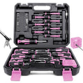 Magnetic Screwdrivers Set with Case, Amartisan 43-piece Includs Slotted, Phillips, Hex, Pozidriv,Torx and Precision Screwdriver Set, Magnetizer Demagnetizer Tools, Tools for Men (Pink)) - style: 43-piece Screwdrivers Set (Pink)