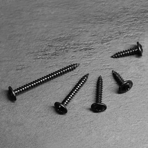 Black Wood Screws，#8×2 inch 100Pcs Black Phillips Truss Head Screws - color: Black, size: #8×2"