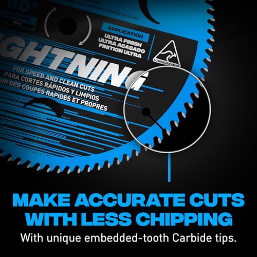 OX Pro 10 in 90-Tooth Carbide Circular Saw Blade for Wood