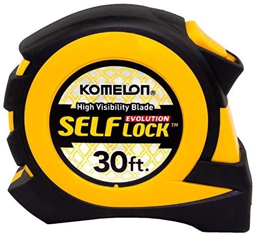 Komelon EV2830; 30' x 1" Self-Lock Evolution Tape Measure - size: 30 ft