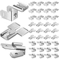 MorningRo 36 Pcs Electrical Quick Splice Wire Terminals,1/4" Silver - color: Silver