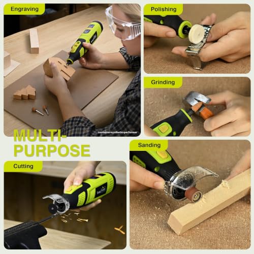 SnapFresh 12V Cordless Rotary Tool Kit, 32,000 RPM, 111 Accessories - size: 12