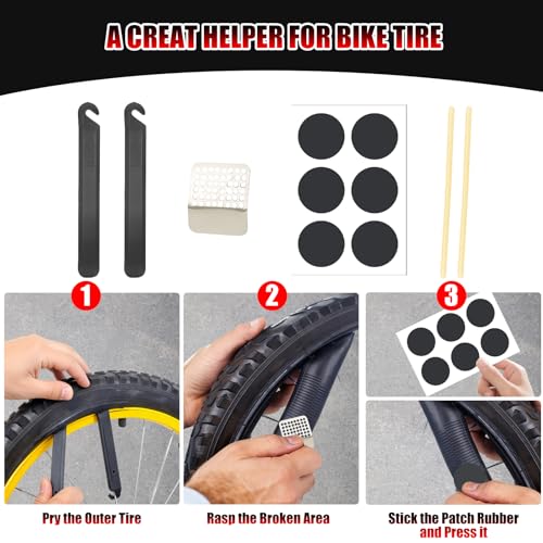 28Pcs Bike Repair Kit Portable, Mini Bicycle Tool set Compact - style: 28Pcs Bike Tool Kit