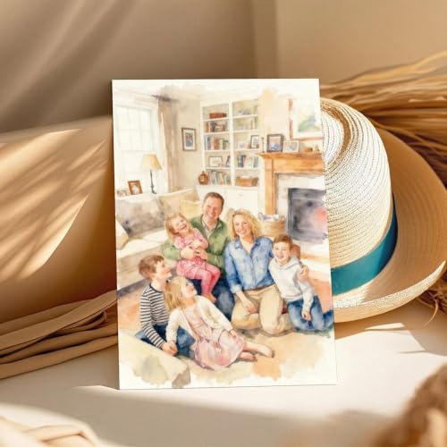 Watercolor Style Turn Photo Into Personalized Canvas Art - color: Watercolor