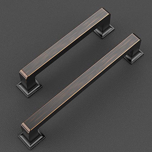 9BUILD 10 Pack 3 Inch Oil Rubbed Bronze Cabinet Pulls,Kitchen Hardware - color: Oil Rubbed Bronze, size: 3"/76MM Hole Center