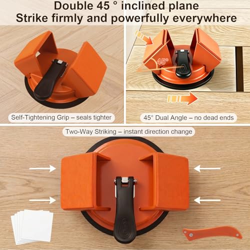 Heavy Duty Floor Gap Fixer Tool with Enhanced Suction Cup