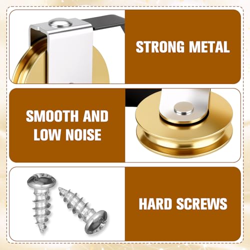 4 Pack Sliding Screen Door Rollers, 1 Inch Screen Door Rollers Replacement