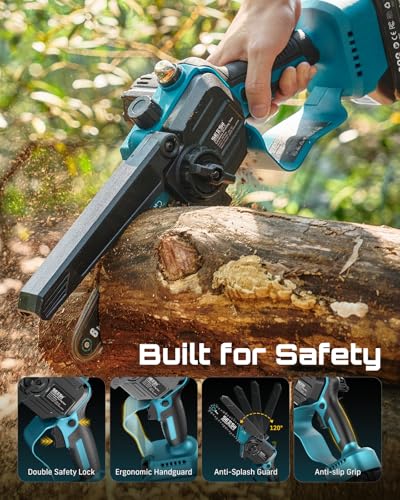 SEESII 2-in-1 Electric Pole Saws for Tree Trimming - color: Blue