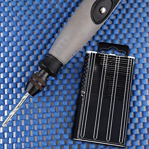 Honoson 40 Pieces Micro Drill Bit Set Small Hss Twist for Precision
