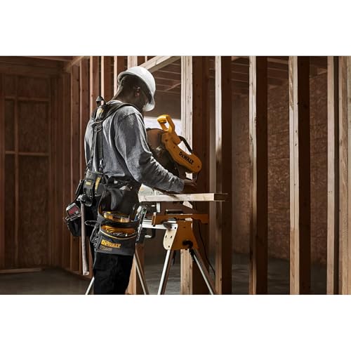 DEWALT Professional Tool Belt Organizer With Suspenders and 25 Pockets, Heavy Duty Construction (DWST540602) - size: One Size, style: Tool Rig w/Suspenders