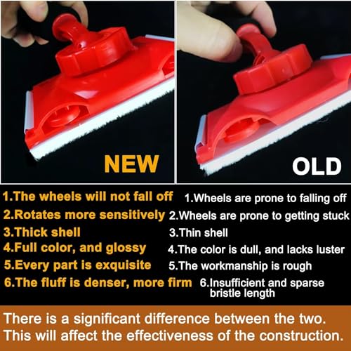 Paint Edger with 1 Pad (1 Tool with preloaded pad), 4.7 Inch Trim Paint Tool for Ceilings, Baseboards, Doors, Clean Lines, Handheld or Extension Pole Compatible RSL43